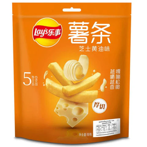 Lay's Butter & Cheese Crispy French Fries – CHINA 36 x 80g