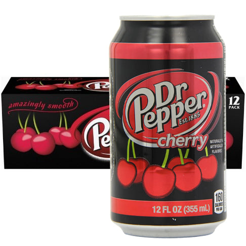 Dr Pepper Drinking Cans 12oz 355ml Pack of 12