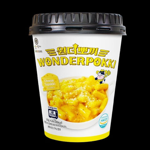 Wonderpokki Cheese Topokki 120g – SOUTH KOREA 30 x 120g Pack